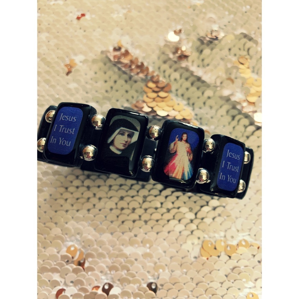 Religious Beaded Bracelet